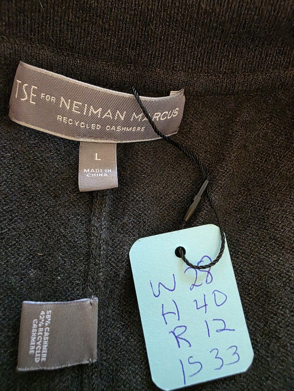 TSE 100% Cashmere Wide-Leg Knit Lounge Pants - Picture 2 of 6